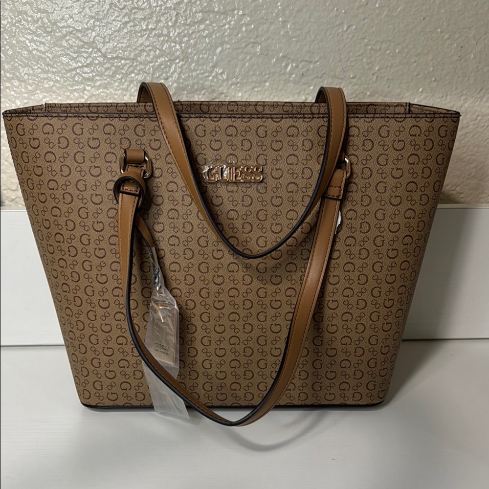Guess Brown Tote Bag